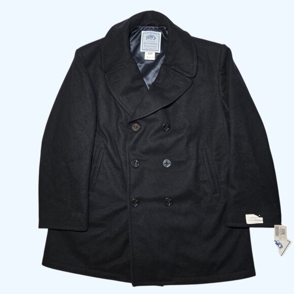 NEW DSCP Quarterdeck Collections US Navy Wool Pea Coat Military Jacket Sz 52R - Picture 1 of 10